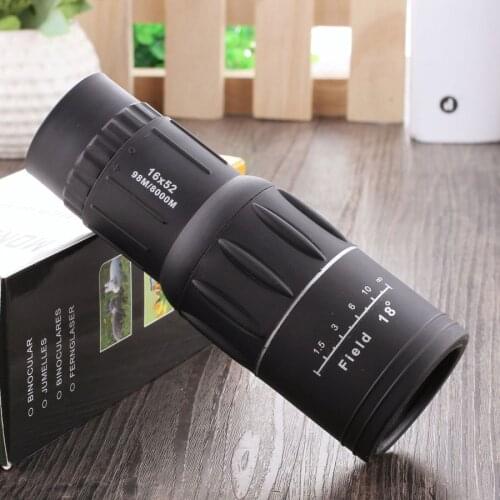 Outdoor Monocular 16X52 high magnification HD eyeglasses childrens gift bird watching Adjustable Focus 66M/8000M HD Scope
