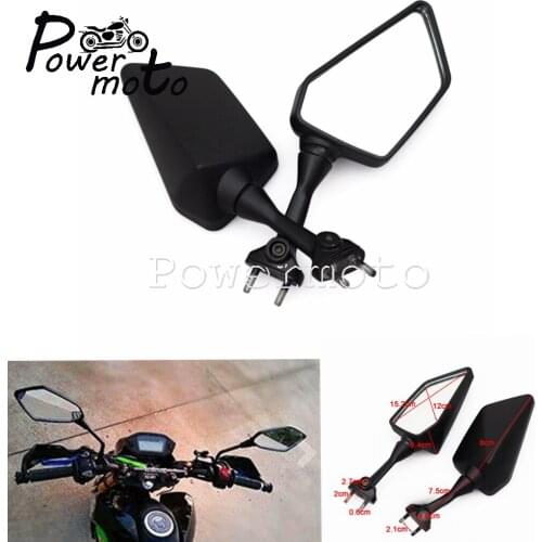 Motorcycle Rearview Mirrors Universal For KAWASAKI NINJA 250R EX 250 2008-2013 Racing Sport Bike Rear View Mirror