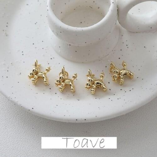 Color-preserving gold-clad small exquisite three-dimensional cow pendant diy hand-made material accessories