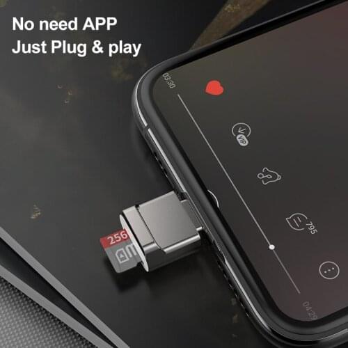 Reilim For apple Lightning OTG adapter TF card reader for iPhone 11 xs max xr 8 7 6s plus ipad pro otg converter 8 pin iOS 13