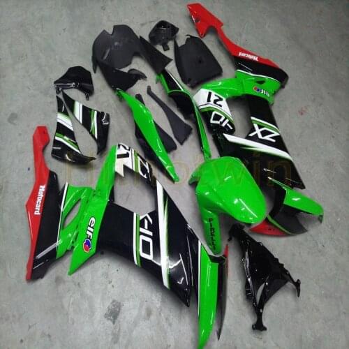 Custom motorcycle fairings Full fairing kits for ZX10R 2008 2009 2010 ZX-10R 08-10 body kit+Free screws ABS Plastic Bodywork Set
