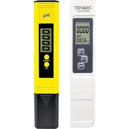 PH Meter PH Test Pen Monitor TDS&EC Meter 3-In-1 Digital Soil Water PH Tester Soil 0.0-14.0 for Aquarium Swimming Pool Test Kit
