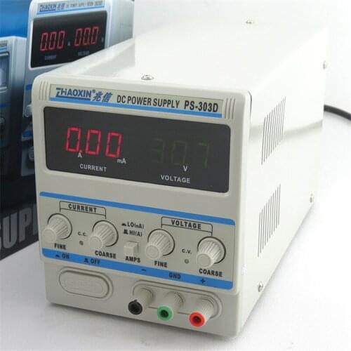 PS-303D 30V 3A Adjustable Power Supply DC Power Supply Power Supply Milliamp Conversion Phone Repair Power Supply 0.1V 0.01A