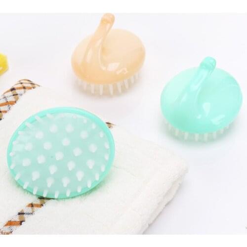 Shampoo brush shampoo massage comb scalp protection claw head massager meridian brush baby silicone shampoo brush