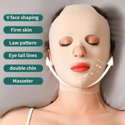 Sleep Face-lift Bandage Breathable Beauty Women Anti Slimming Lift Full Bandage V Face Shape Mask Sleeping C2Q1