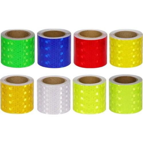 5x300cm Waterproof Car Reflective Strip Safety Mark Warning Reflectante Sticker For Truck Trailer Auto Bike Decor Accessories