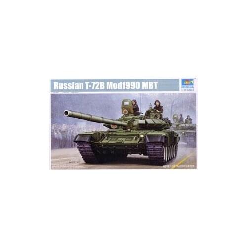 Trumpeter 1/35 scale tank model 05564 Russian T-72B main battle tanks in 1989 Cast turret type MBT Mod1990