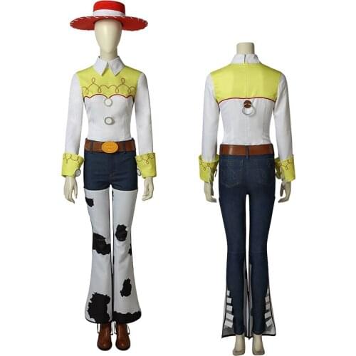Adult Women Toys Cosplay Costume Jessie Role-playing Clothing Halloween Party Outfit Full Props With Hat And Boots