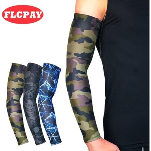 1PCS Breathable Sport Arm Sleeve Support Safety Volleyball Basketball Cycling Elbow Pad Outdoor Arm Warmers Elbow Protection