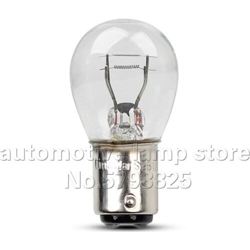 10PCS/LOT P21/4W 24V 21/4W BAZ15D CLEAR PARKING LIGHTS LIGHT CAR BULB BRAKE LIGHTS 1156 1157 for focus
