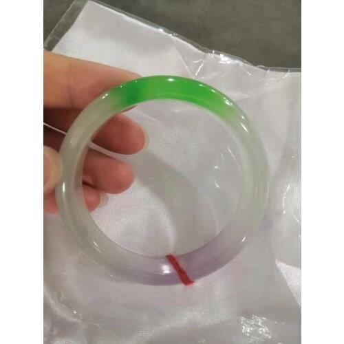 100% natural Burmese jadeite ice green bracelet elegant princess bracelet gift for friend jade jewelry women bangle bangles
