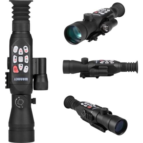 1080P Full Color Night Vision Telescope Monocular Nightshot Vision Shimmer Scope Digital Rang Finder Ballistic Computer Scope