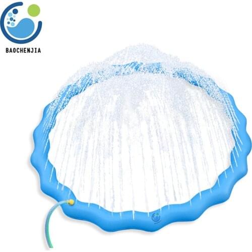 170cm Summer Childrens Outdoor Play Water Games Beach Mat Lawn Inflatable Sprinkler Cushion Toys Cushion Gift Fun For Kids Baby
