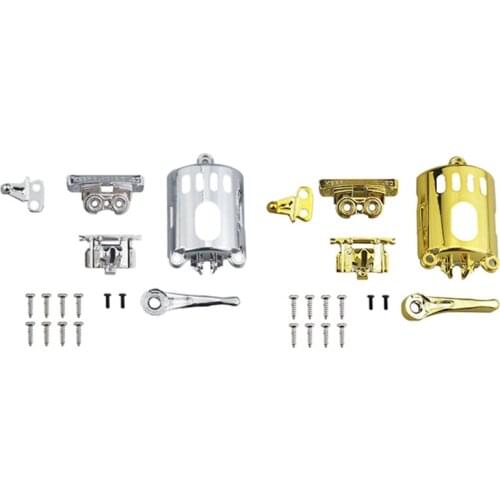 2 Set Clipper Modified Shell Hair Clipper Housing Cover for Wahl Replacement Accessory 8148 8591 Kit, Silver & Golden