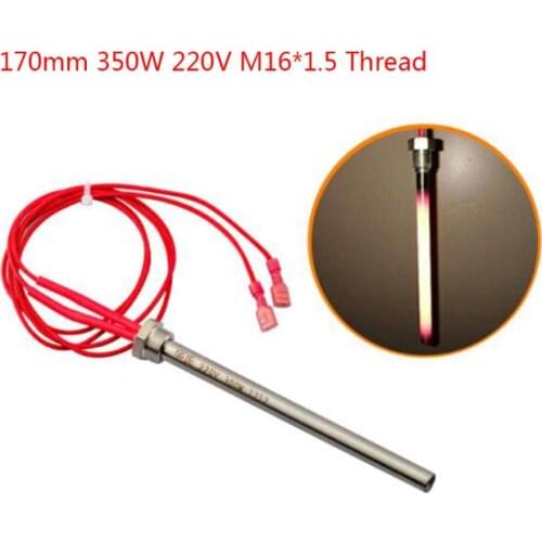 2021 New 350W 220V Ignition Igniter Hot Rod Wood Pellet Stove 10*140/150/170mm M16*1.5