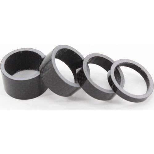 4pcs/lot New 5mm+10mm+15mm+20mm Road bicycle 3K full carbon fibre headsets washer Mountain bike stem carbon spacer MTB Free ship