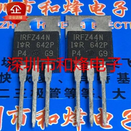 5pcs IRFZ44N TO-220 55V 49A