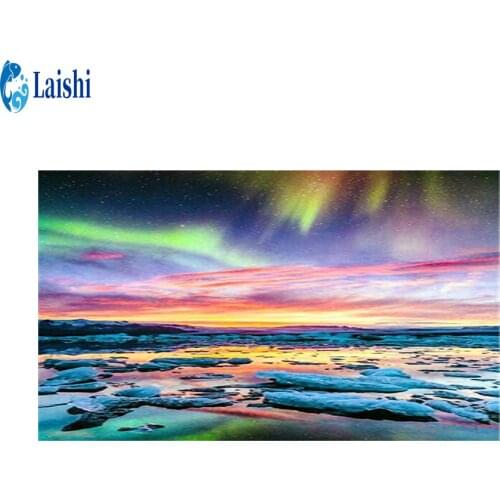 5D diamond painting Colorful rainbow sky full/round /square drill cross stitch DIY diamond embroidery mosaic home decor picture