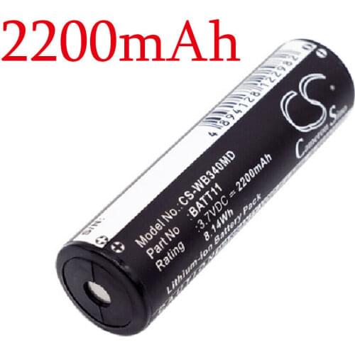 Battery for Welch-Allyn Connex ProBP 3400 Connex Pro BP Handheld 2200mAh
