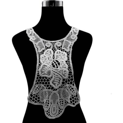 White Black Water Soluble Concave Three Dimensional Flower Embryo Shoe Adhesive Three Dimensional Clothing