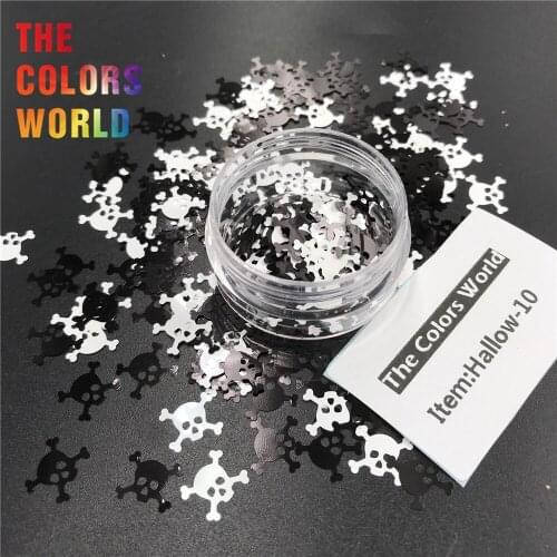 TCT-365 Halloweens Nails Glitter Nail Art Halloween Decoration Resin Art On Tumblers And Molds Craft Accessoires Festival Party