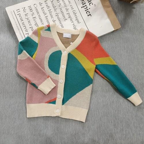 BOBOZONE Samuel Thin Cardigan Roll A Landscape for kids boys girls Spring Autumn