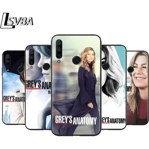 Greys Anatomy for Huawei Honor 30 20 10i 10 9C 9A 9S 9X 9 8X 8A 8 7A 7C Pro Plus Lite Black Phone Case