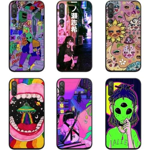 Indie Aesthetic Phone Case For Xiaomi Mi Note 10 Lite Mi 9T Pro xiaomi 10 CC9 9SE
