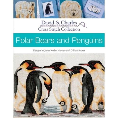 Hot Embroidery Polar Bears & Penguins Counted Cross Stitch Kits Religious with 100% Cotton Floss & Free Shipping for Home Decor