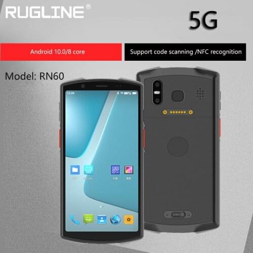 Handheld PDA Android 10.0 Industrial PDA Terminal Barcode Scanner GSM 5G NFC Rugged PDA Bar codes Reader