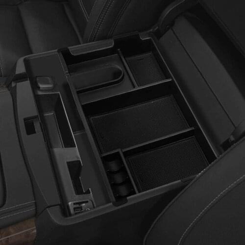 Car Center Console Storage Box Armrest Organizer Tray Stowing Tidying Glove Box for 2007-2019 Toyota