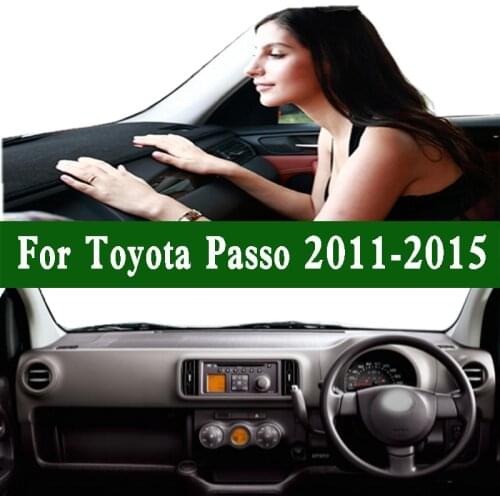Fits Toyota Passo X PASSO NGC3 KGC3 2011 2012 2013 2014 2015 Dashmat Dashboard Cover Protective Pad Dash Mat Carpet Ornaments