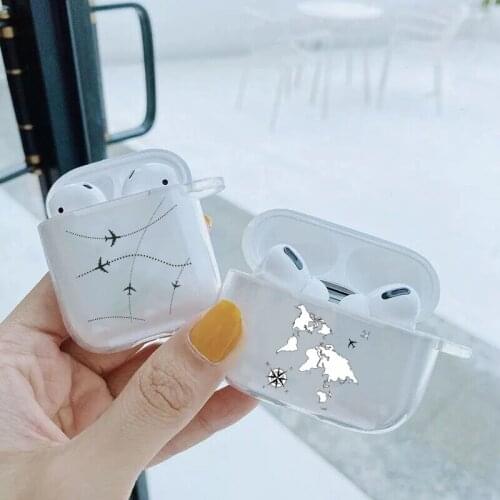 Fashion World Travel TPU silicone Bluetooth Airpod Case For Airpods 1/2 Airpods pro soft cover