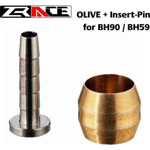 ZRACE Insert Set For SM-BH90 / SM-BH59 Brake Hose (OLIVE + Insert-Pin) Hydraulic Hose Inserts Hose Fitting For BH59 BH90 Hose