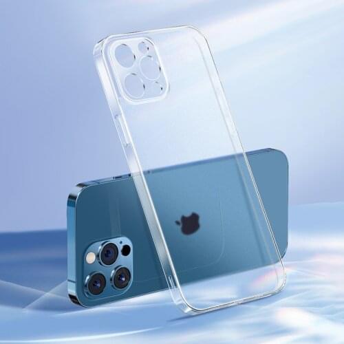 Luxury Transparent Silicone Shockproof Phone Case For iPhone 11 12 Pro Max Mini X Xs XR 7 8 Plus SE 2 2020 Ultra Thin Soft Cover