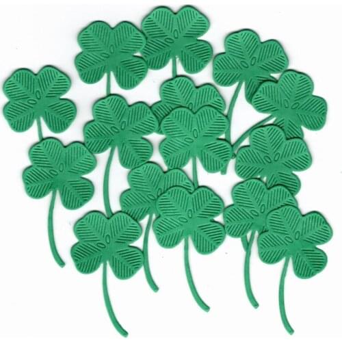Hemere Four Leaf Clover Stitched Metal Cutting Dies Stencil Scrapbooking For Card Making DIY Embossing Cuts