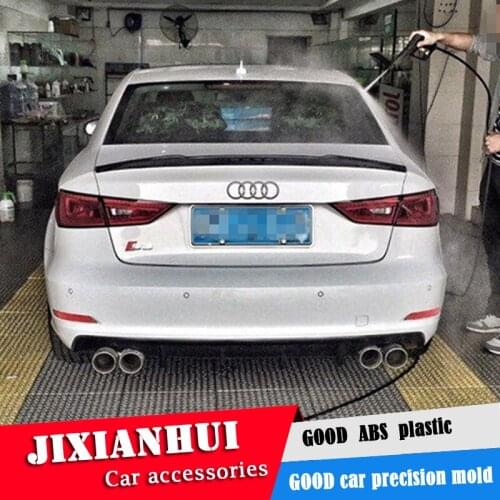 For Audi A3 Spoiler 2014-2018 Audi A3 Spoiler ACKXV ABS plastic Material Car Rear Wing Color Rear Spoiler