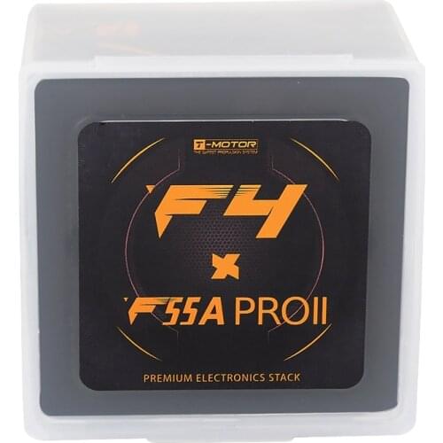T-MOTOR Tmotor F4 Flight Controller & F55A PRO II 6S 4 In 1 BLHELI_32 ESC Stack for FPV Racing Drone quadcopter Multirotor