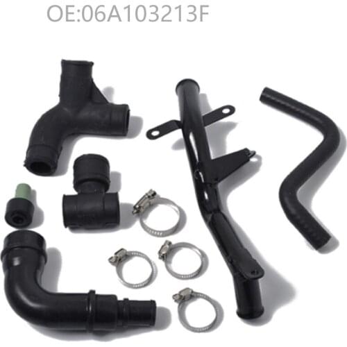 FEELWIND Engine Crankcase Breather Vent Hose Pipe For VW Passat B5 1998-2002 For Audi A4 1999-2005 06A103213F 06B103221P