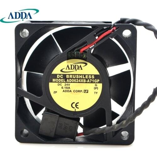 1pcs AD0624XB-A71GP 6025 60mm 24V 0.18A inverter server cooling fan