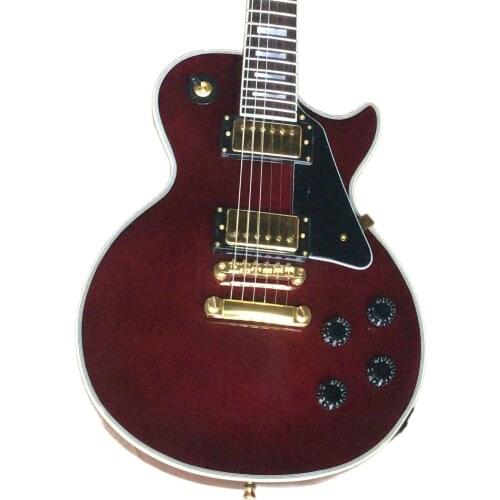 2021 Top Quality FP-3069, Wine Red Color, Solid Body ,Ebony Fretboard, Gold Hardware, Custom LP Electric Guitar