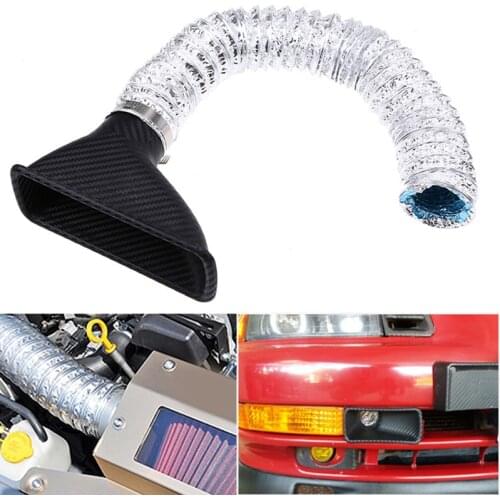 Car Styling Racing Carbon Fiber Turbo Air Intake Pipe Turbine Inlet Pipe Air funnel