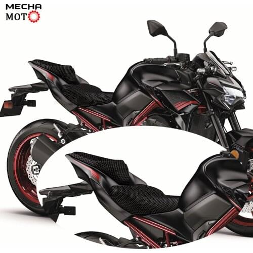 For kawasaki z900 2021 Seat Cushion Cover Motorcycle Net 3D Mesh Protector Z 900 Insulation Cushion Cover