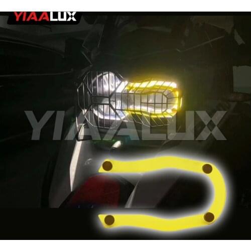 DRL Color-changed magnetic amber/yellow/red cover for BMW R1200gs F700 F800gs LED headlight