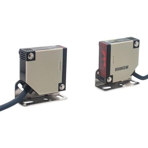 LPSECURITY 4 meters detection gate safety photocell/retro reflective photoelectric sensor/garage door protection