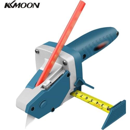KKMOON Portable Gypsum Board Cutting Tool Drywall Cutting Artifact Tool with Tape Measure Woodworking Scribe Cutting Board Tools