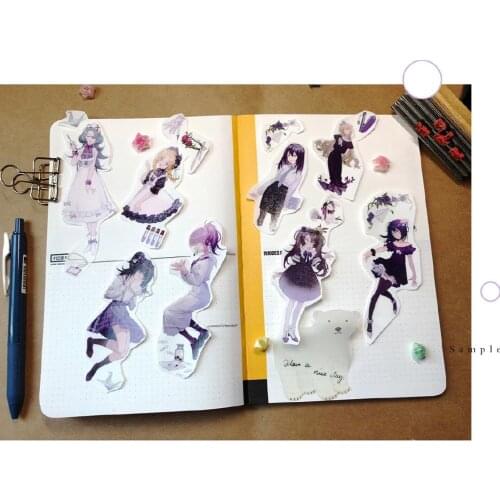 The Girl in Love Washi Tapes Bullet Journal Masking Tape Adhesive Tape DIY Scrapbooking Washi Stickers