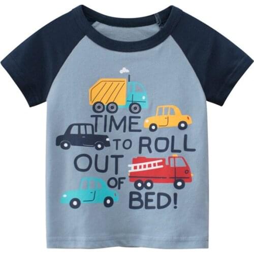 Korean version of childrens clothing 2021 summer new boy short-sleeved T-shirt childrens undershirt