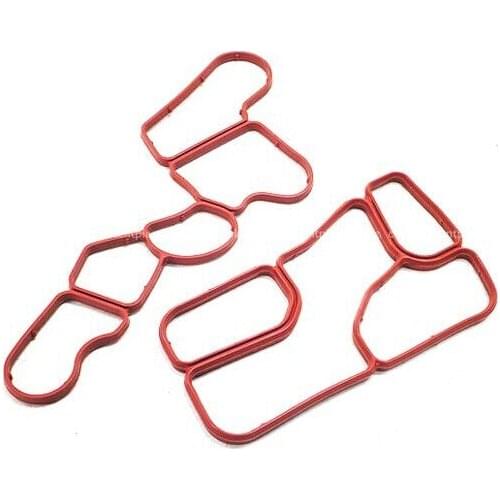 Engine Oil Filter Housing + Timing Case Gasket for Mercedes R230 W164 W203 E350 2721840280, 2721840080