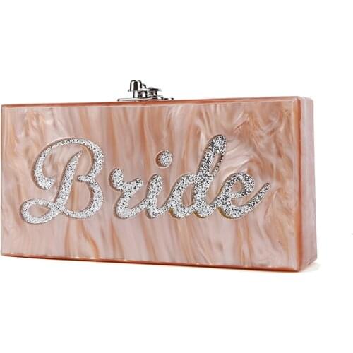 New Designer Clutch Famous Brand Women Clutch Lady Envelope Small Bride Perfume Purse Bag Poured Fashion Custom Acrylic Clutch